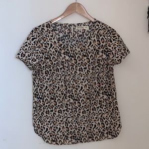 Cheetah Print Short Sleeve shirt